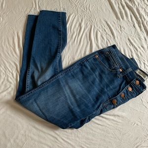 Madewell 10” Inch High-Rise Skinny Crop
